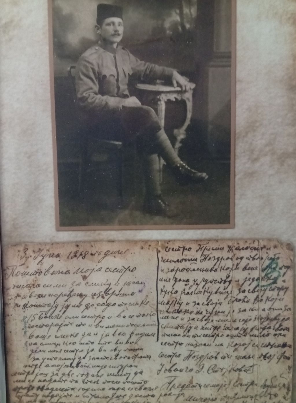 Јованча Стојковић, 1918.год.